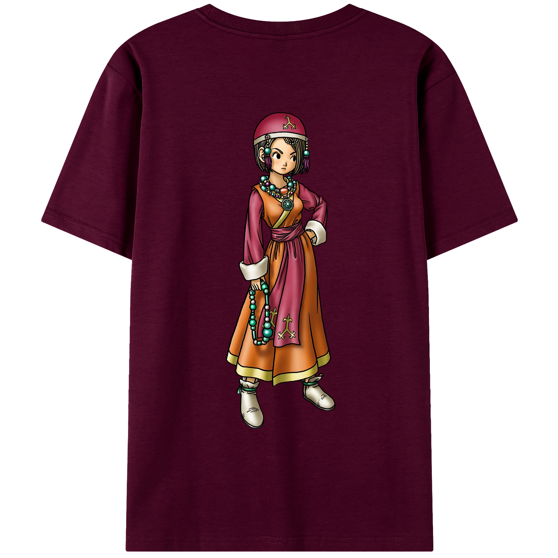 （画像用） ドラゴンクエスト Doragon Kuesuto Dragon Quest レディース半袖Tシャツ(バックプリント)
